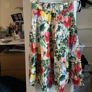 Philosophy cotton floral skirt size 4